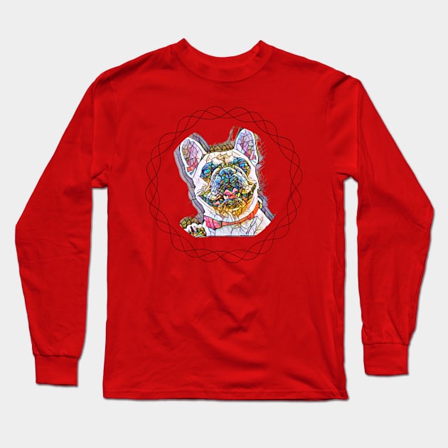 Frenchie Long Sleeve T-Shirt by Silver Lining Gift Co.